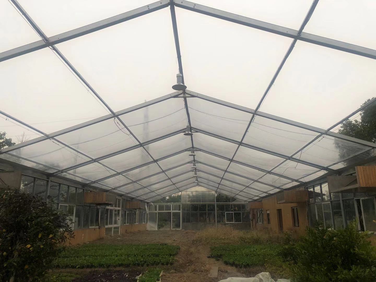 浙江嘉興全透明篷房搭建完工